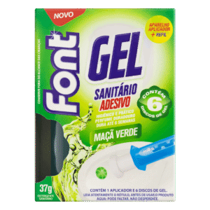 Gel Sanitário Adesivo Font Maçã-Verde